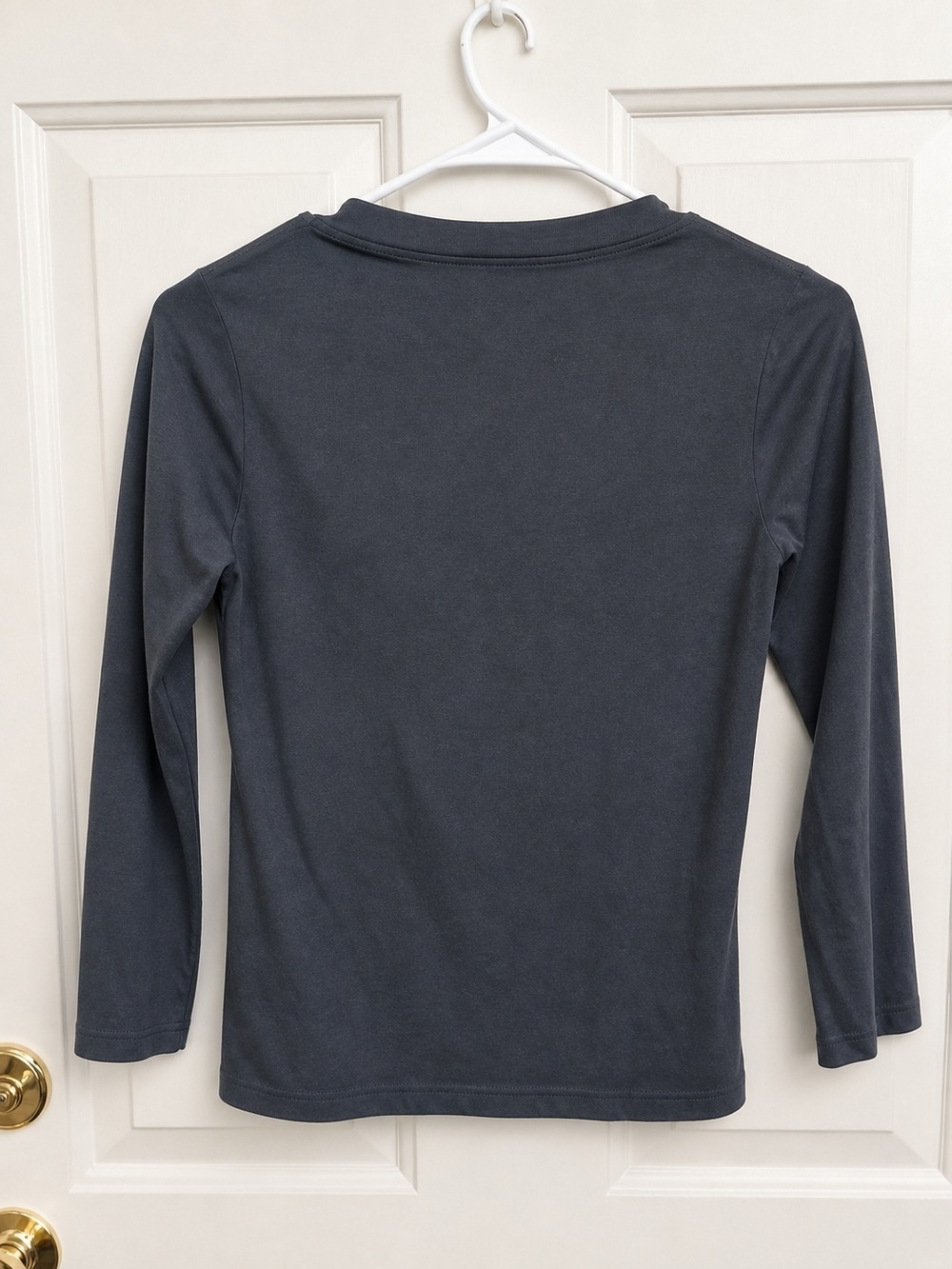 wonder nation Charcoal Blue Long-Sleeve Henley Tee - Picture 4 of 4